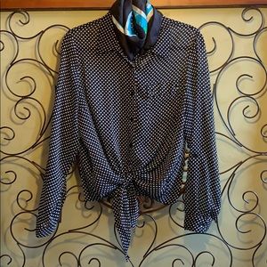 Zac and Rachel Polka Dot Blouse